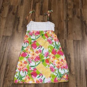Lilly Pulitzer dress with tie, adjustable straps
